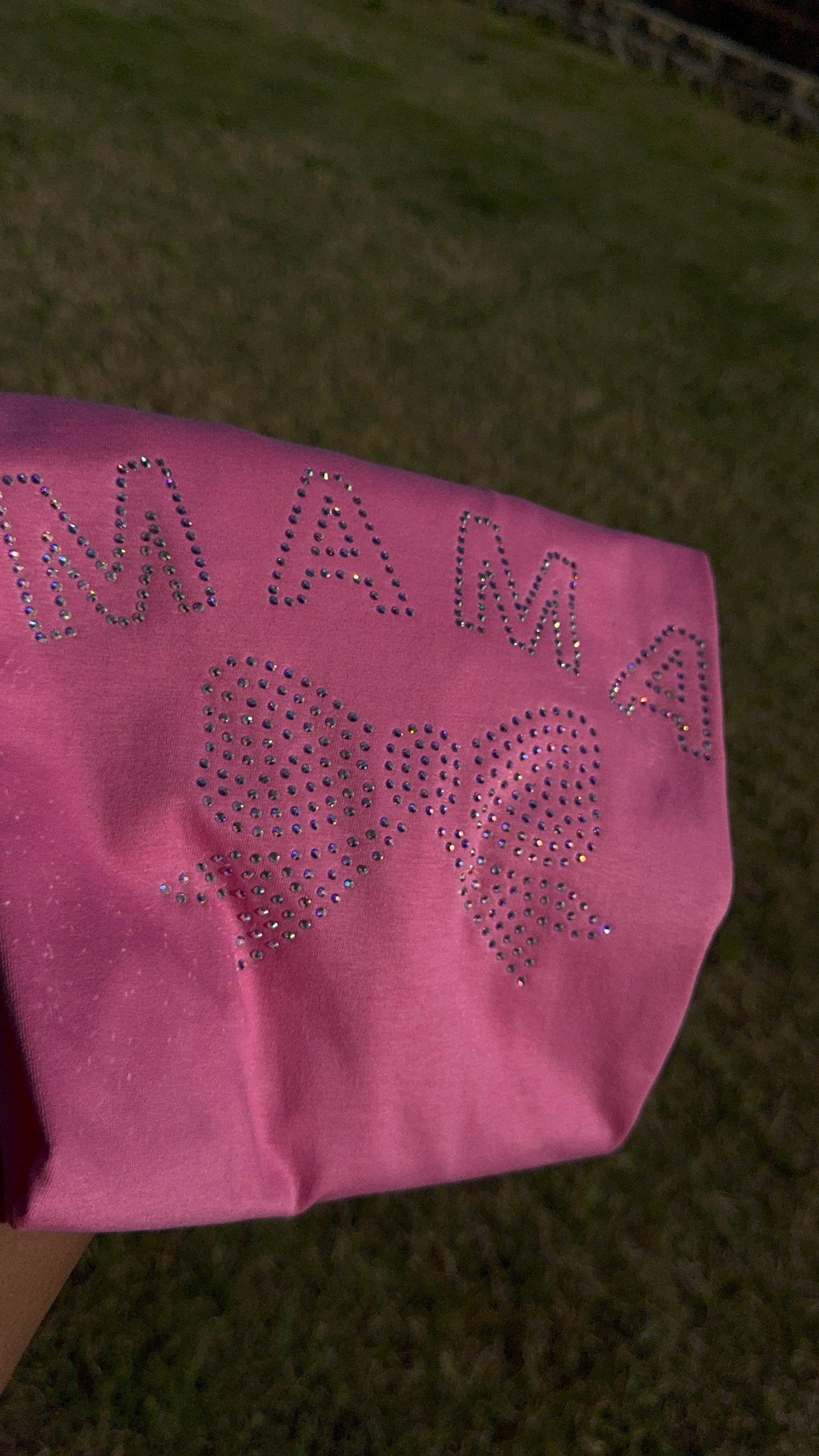 MAMA Rhinestone T-Shirt