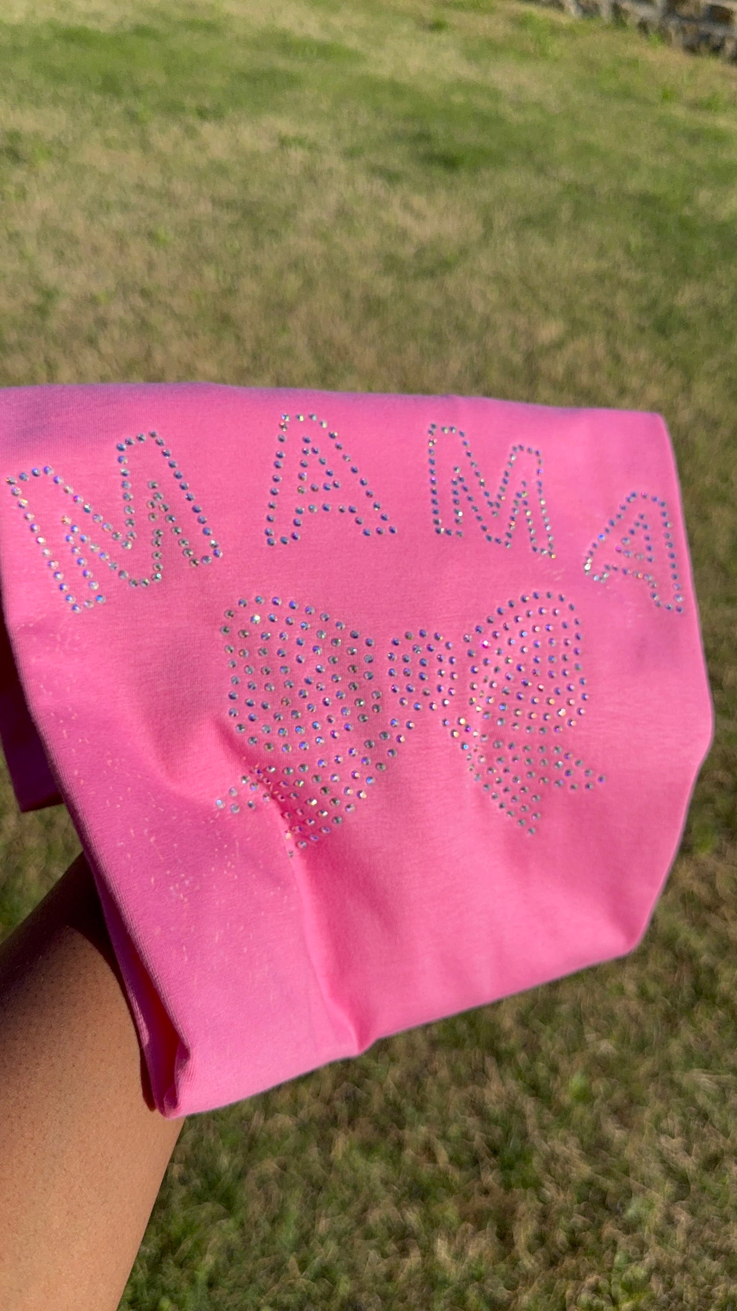 MAMA Rhinestone T-Shirt