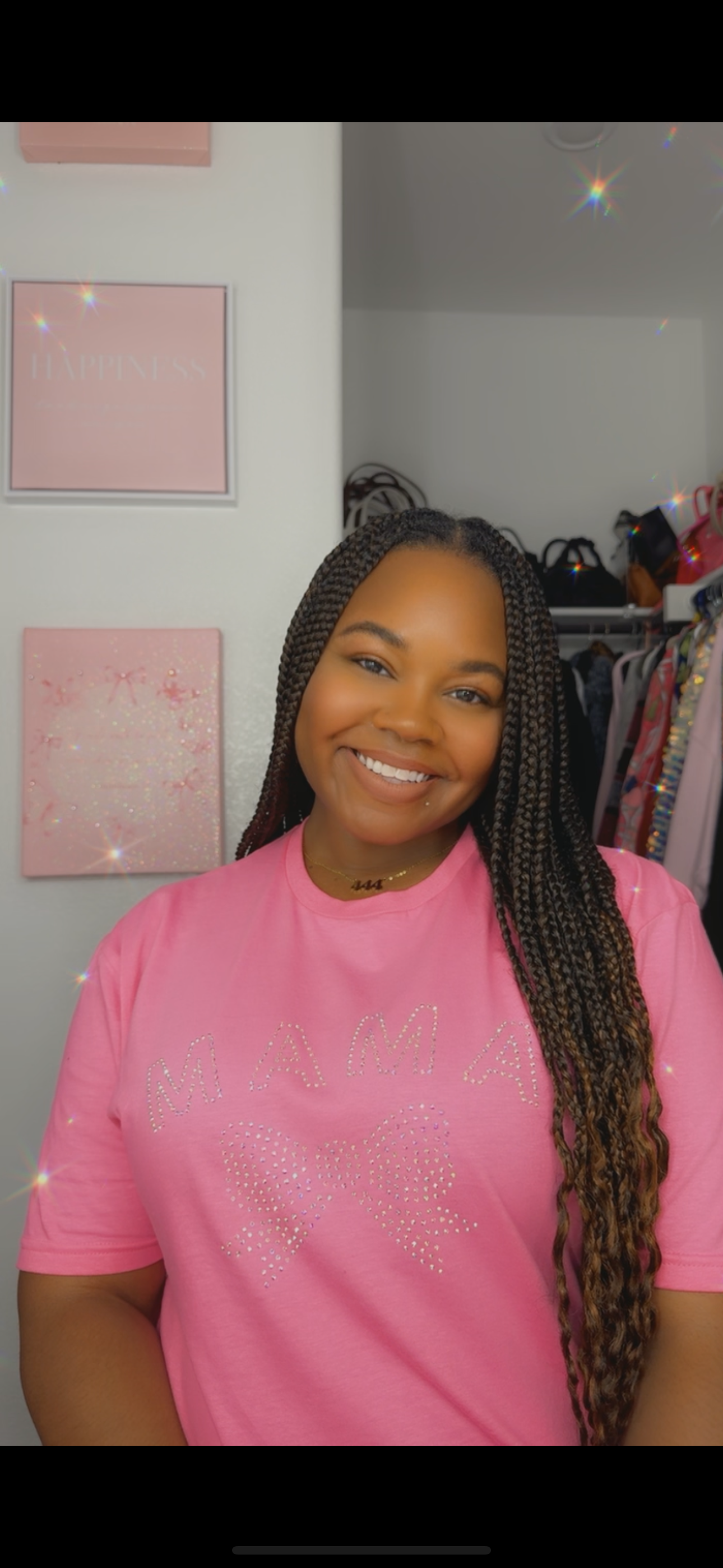 MAMA Rhinestone T-Shirt