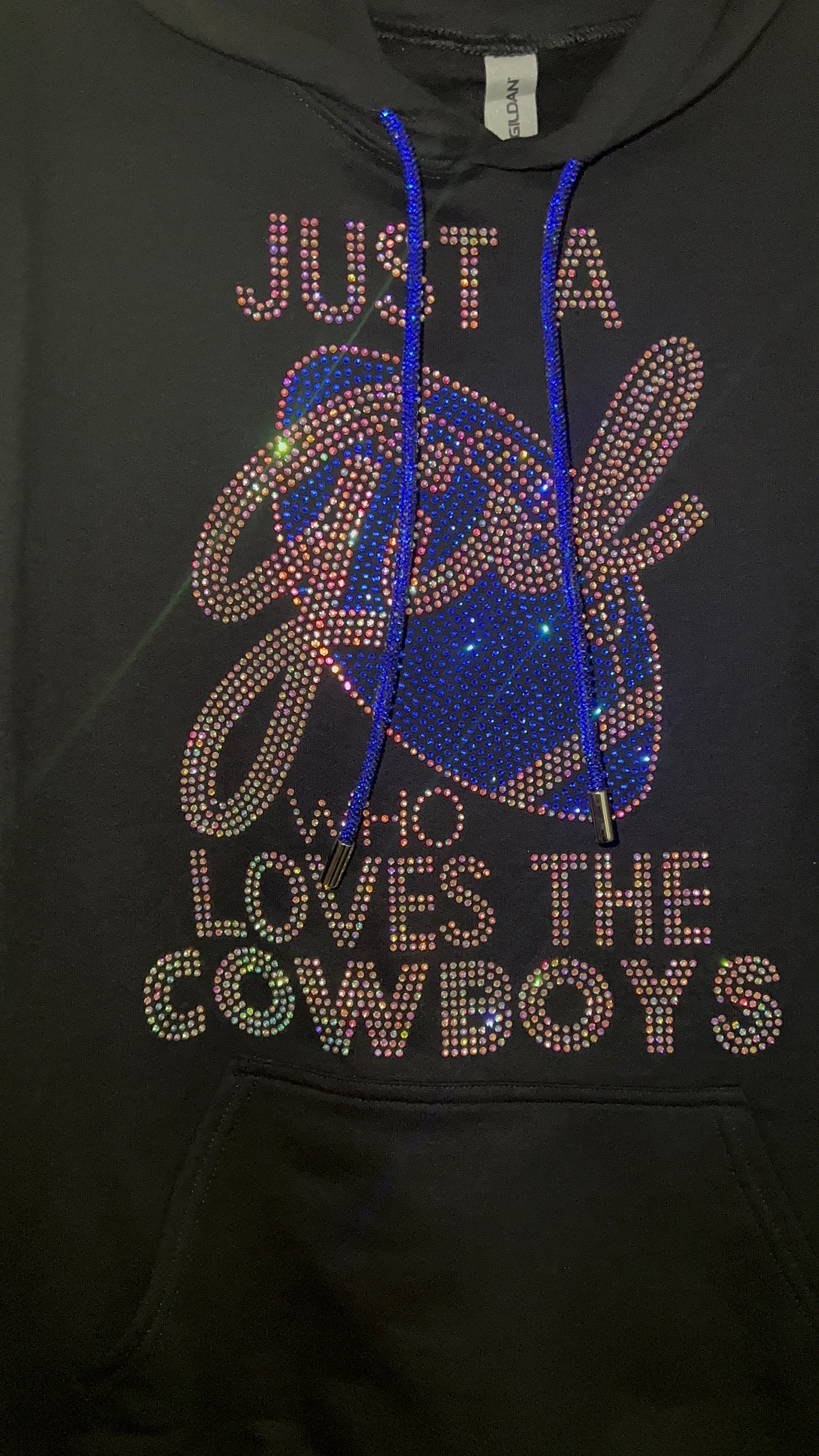 Just A Girl Who Loves (NFL Team) Hoodie